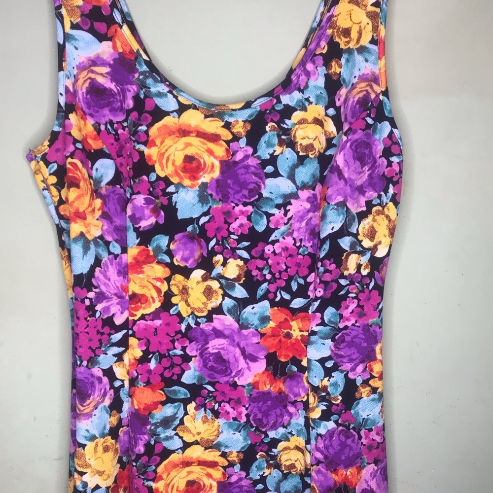Floral Print Skater Dress